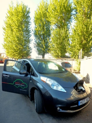 Automatikos sistemos electric power electromobile green save energy eco-friendly Nissan LEAF zero emission.jpg